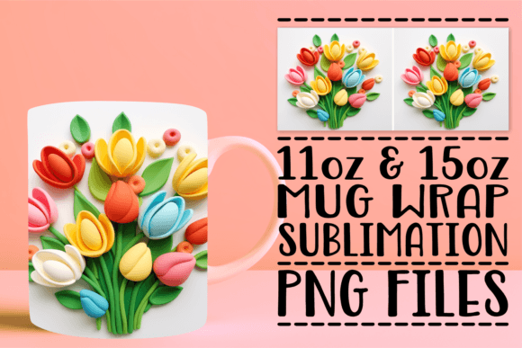 3D Flower Mug Design for Spring: A Creative Guide to Sublimation Printing