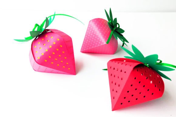 3D Strawberry Box SVG: A Versatile and Adorable Crafting Design