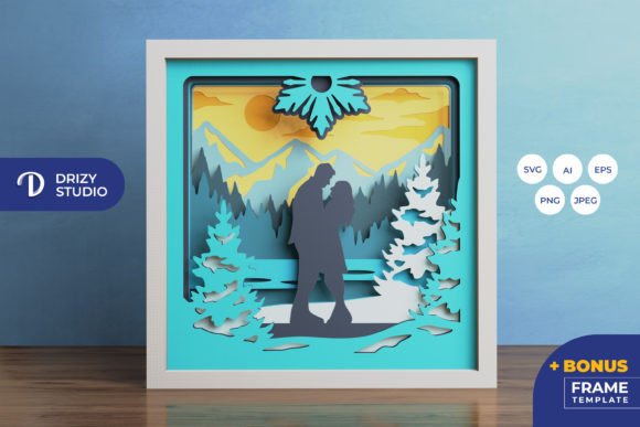 Creating a Winter Wedding 3D Layered Paper Cut: A Romantic and Creative DIY Project