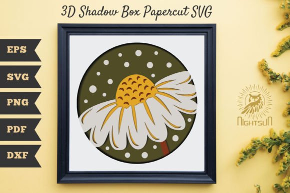 Daisy Flower 3D Shadow Box Papercut SVG: A Strategic Tool for Creative and Branding Success