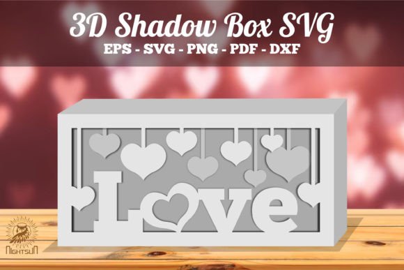 Everything You Need to Know About the Love 3D Shadow Box Template SVG
