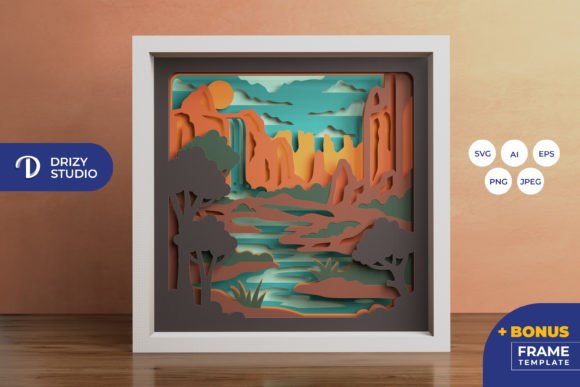 Grand Canyon 3D Shadow Box: A Creative Way to Display Nature