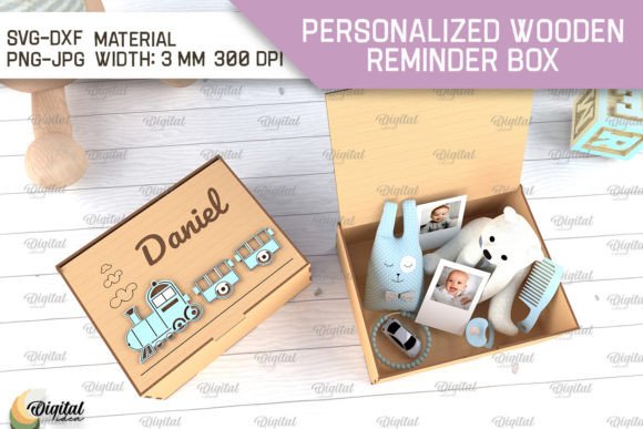 Memory Box for Baby with Name. 3D Box β A Creative Way to Preserve Precious Moments