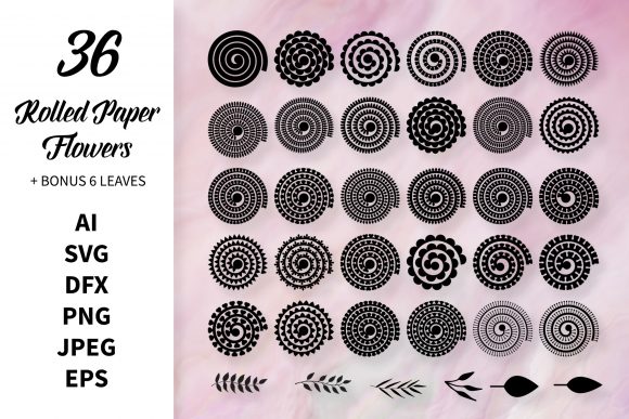 Rolled Paper 3D Flowers Set: Beautiful, Easy-to-Make Decor for Every Occasion